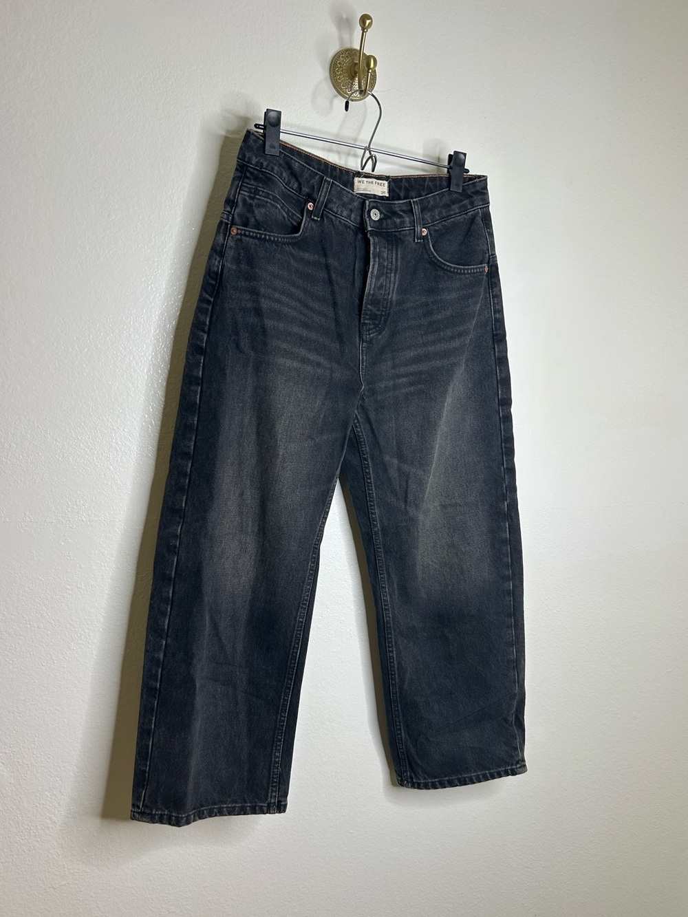 Free People 100% Cotton Deep Trance Dropped Boyfriend Jean Low Slung in Hypnosis